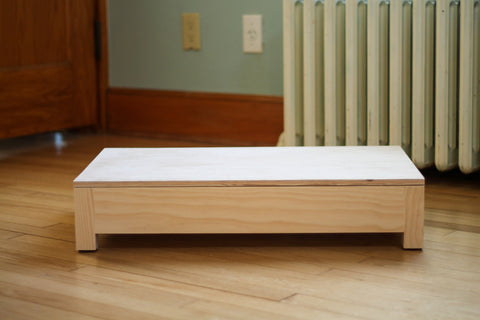 Wooden Stool for Children's Workbench